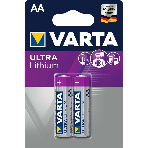 Varta Lithium Battery AA 2-Blisterkaart