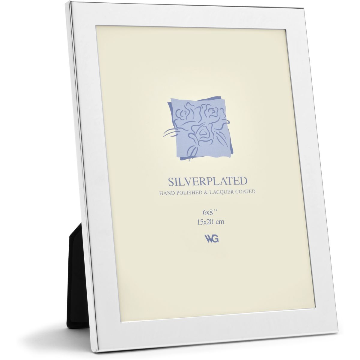 Weisz Frame Silver Plated Smooth Flat 15x20cm
