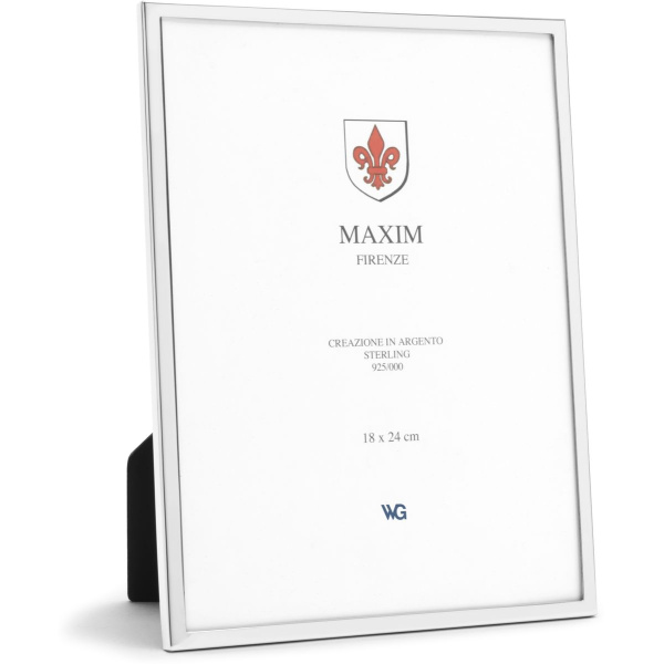 Maxim Frame Silver 925 Narrow Sleek 18x24cm