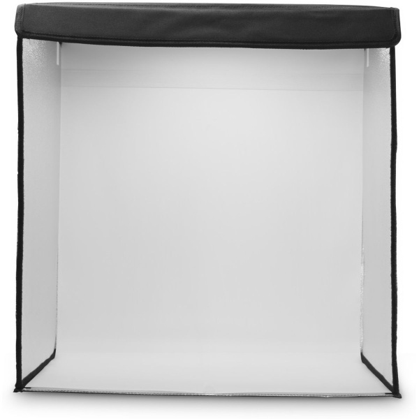 Hama Mobiel Mini-Fotostudio Togo Vouwbare Fotobox w/ LED-Ringlamp 50x50cm
