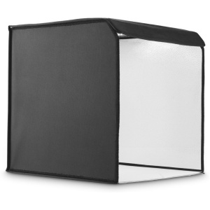 Hama Mobiel Mini-Fotostudio Togo Vouwbare Fotobox w/ LED-Ringlamp 50x50cm - Image 2