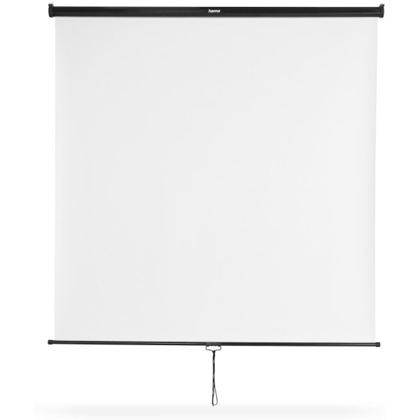 Hama Rolscherm 175 X 175 cm Verrijdbaar For Plafond-Of Wall Mounting White