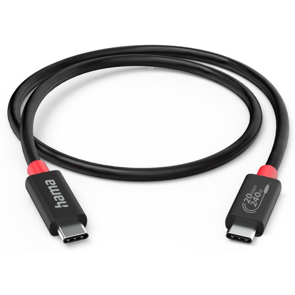 Hama USB-C-Cable E-Marker USB4 GEN2 20 GBIT/s 5 A 240 Watt 2.00 M