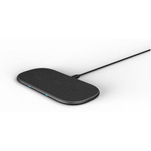 Rapoo XC260 Dual Wireless QI Charger Pad 20 Watt Grey - Image 2