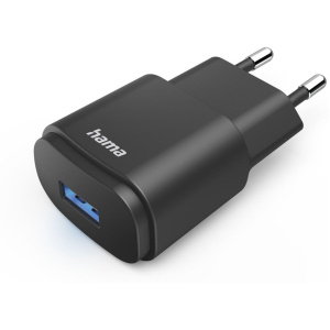 Hama USB-Charger USB-A-Netadapter Uni Adapter LED-Weergave 6 W Black - Image 2