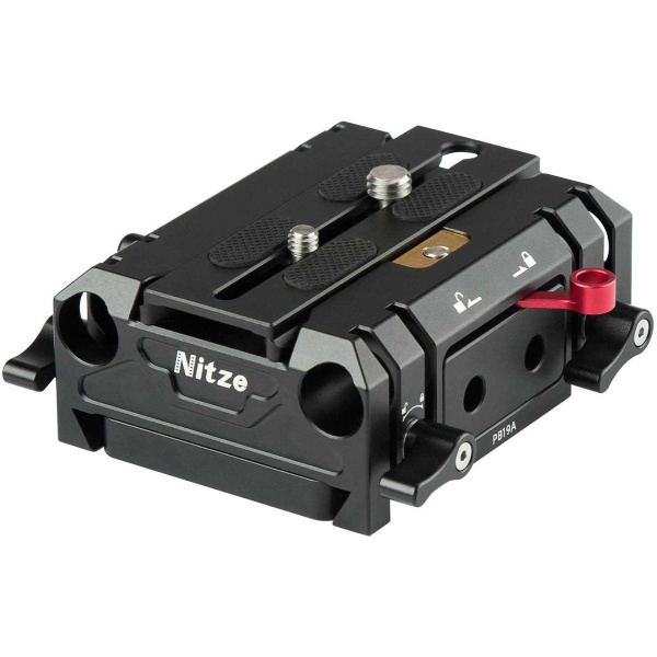 Nitze 15mm LWS Basepl ARRI Dovetail Clamp For Canon EOS C70 Cage (PB19A)