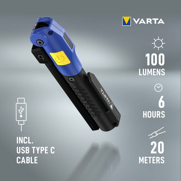 Varta Work Flex Multifunctioneel Light F20R Rechargeable