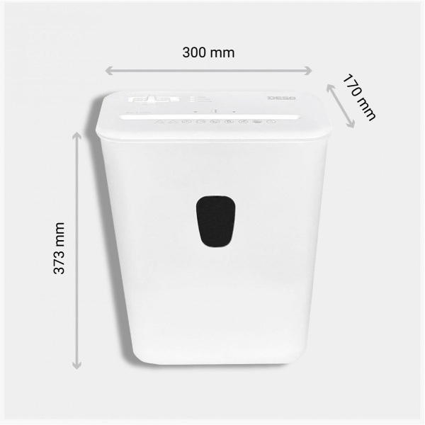 Desq Papierverniet P4-8V-15LTR White