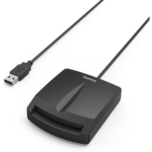 Hama Chipkaartlezer Single For Smartcards/ID-Kaarten w/ USB-C Adapter