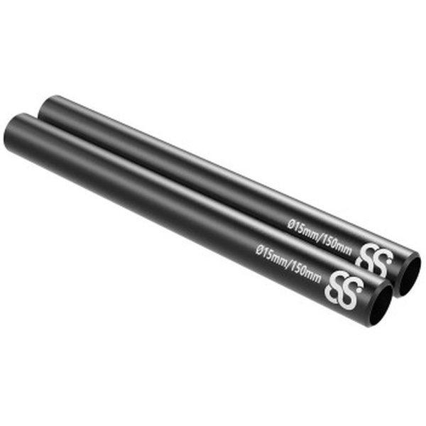 8Sinn 15cm 15mm Black Rods 2pcs