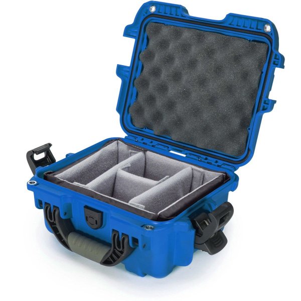 Nanuk Case w/ Padded Divider Blue Interior 239x188x140mm