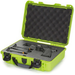 Nanuk 910 Pistol Optic Ready Case Lime Interior 335x234x97mm