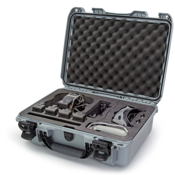 Nanuk Case w/ Foam Insert For DJI AVATA Silver Interior 432x300x163mm