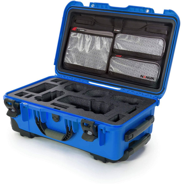 Nanuk Case w/ Lid Org. w/ F Sony A7 Blue Interior 521x287x191mm