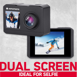 Agfa Photo Actioncam Dual Screen WIFI 120° Wide Angle - Image 3