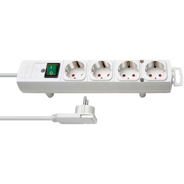Brennenstuhl Comfort-Line Plus Power Strip 4-FOLD w/ Flat Plug 2 M Type F