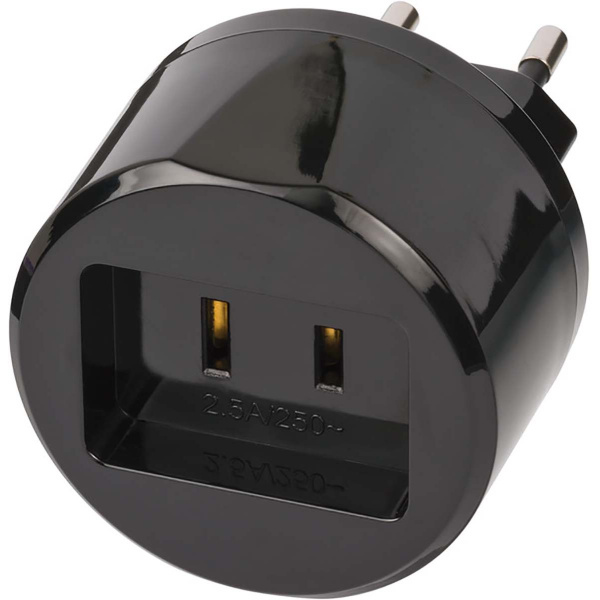 Brennenstuhl Travel Adapter VS-To-Europa w/ 2.5 A Zekering