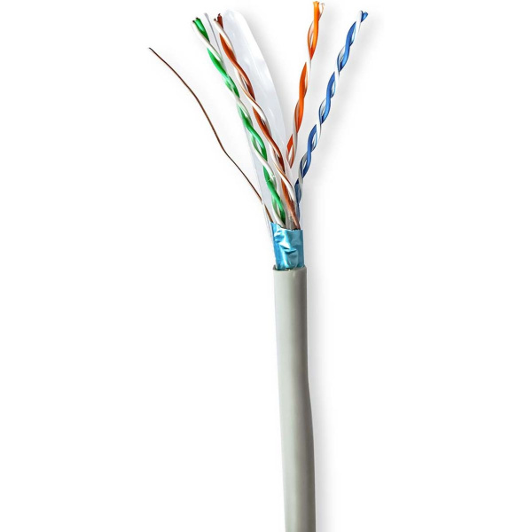 Nedis Network Cable CAT6 Solid F/UTP CCA 305 M Indoor PVC GY