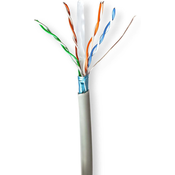 Nedis Network Cable CAT6 Stranded F/UTP CCA 305 M Indoor PVC GY