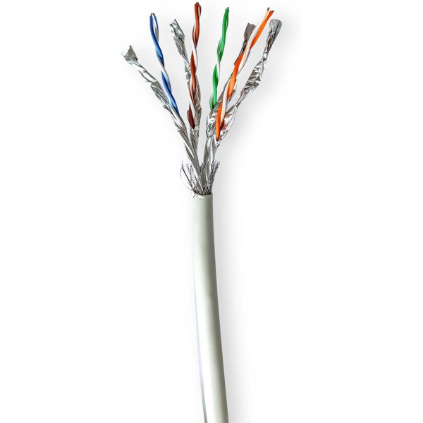 Nedis Network Cable CAT7 Solid S/FTP Copper 305 M Indoor LSZH GY