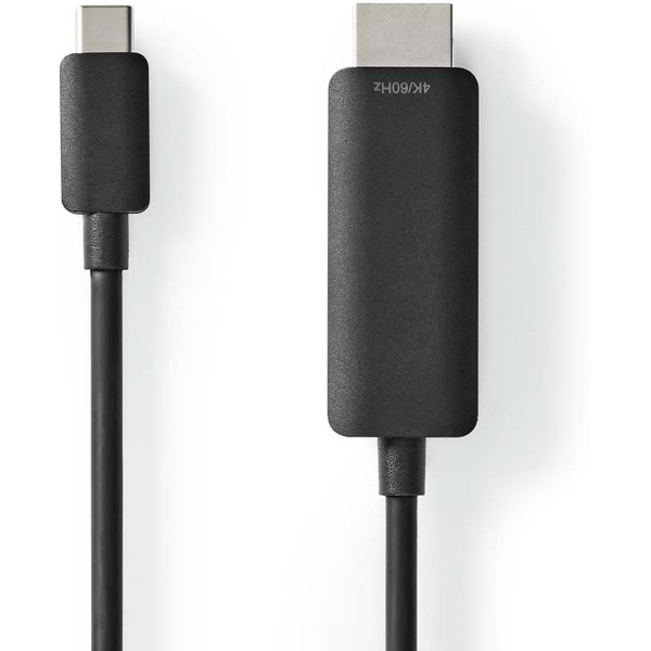 Nedis USB-C Adapter | USB-C M | HDMI Connector | 4K@60Hz | 2m Black