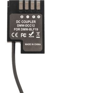 Caruba Panasonic DMW-BLF19 Dummy Battery USB Type C Veer Cable - Image 2