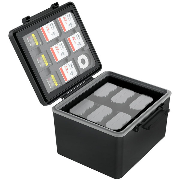 JJC JBC-BAT6 Plastic Storage Case