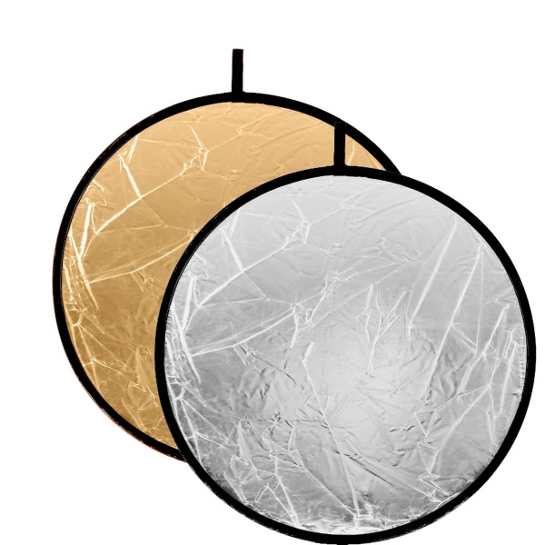 Caruba Reflection Screen 2-IN-1 Gold &amp; Silver - 110cm