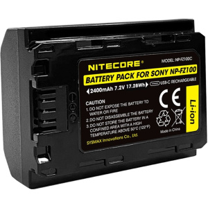 Nitecore NP-FZ100C (USB-C Rechargeable) 2400mAh - Image 3