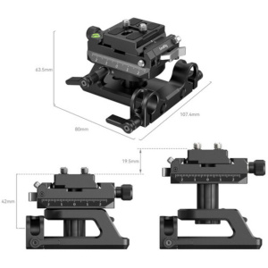 SmallRig 4233 Universal ArcaSwiss Height-Adjustable Mount Plate Kit - Image 3