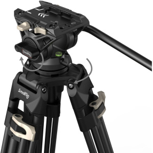 SmallRig 3751B Heavy-Duty Fluid Head Tripod AD-01 - Image 2