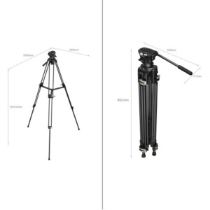 SmallRig 3751B Heavy-Duty Fluid Head Tripod AD-01 - Image 3
