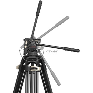 SmallRig 3751B Heavy-Duty Fluid Head Tripod AD-01 - Image 5