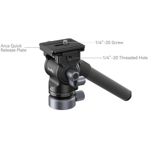SmallRig Video Head Mount Plate w/ Leveling Base CH20 4170B - Image 5