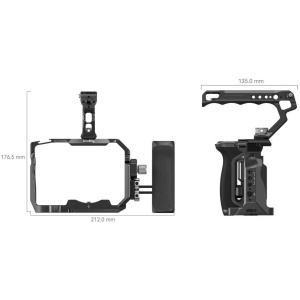 SmallRig Advanced Cage Kit For Sony Alpha 7R V / Alpha 7 IV / Alpha 7S III 3669C - Image 2