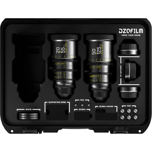 DZOFILM Dzo Film Pictor Bundle 20-55/50-125mm - PL &amp; EF Mount (FT/M) - Black