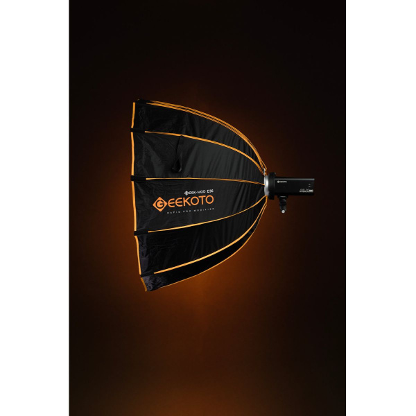 Geekoto Quick-Folding Octagon Softbox 36 Wide For Bowen Mount Light