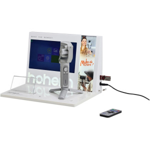 Hohem Pop Display Stand White w/ 10 Screen - Image 3