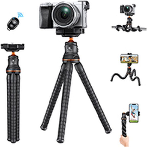 K&F Concept Flexible Tripod w/ Phone Holder And Remote