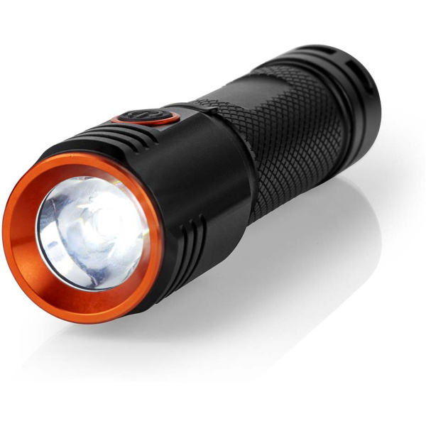 Nedis LED-Flashlight Battery Powered 3.7 V DC 20 W Built-In Lithium-ION