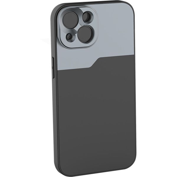 MOJOGEAR 17mm Lens Case For iPhone 14 Black/grey