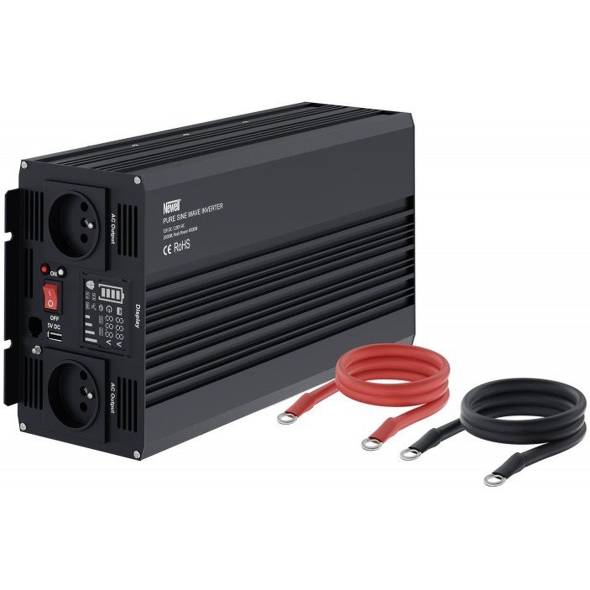 Newell Voltage Converter w/ Pure Sine Wave - 12 V / 230 V 2000 W. - Image 2