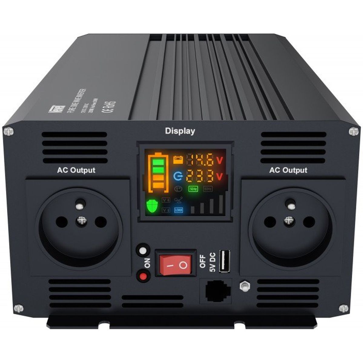 Newell Voltage Converter w/ Pure Sine Wave - 12 V / 230 V 2000 W. - Image 4