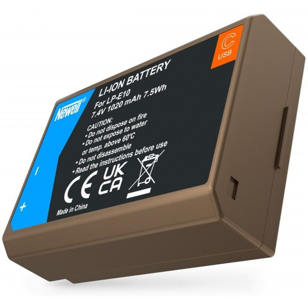 Newell Replacement LP-E10 USB-C Battery For Canon
