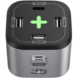 Celly Power Station 65W / 3X USB A - 2X USB C - Image 2