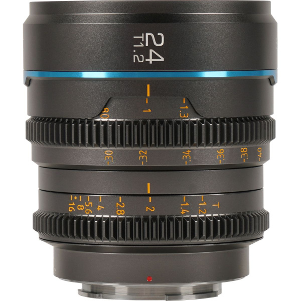 Sirui Nightwalker 24mm T1.2 S35 MF Cine Lens X-Mount Gun Grey