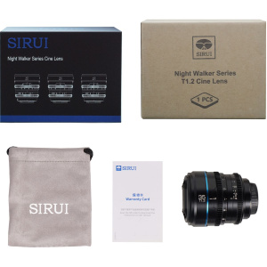 Sirui Nightwalker Series 35mm T1.2 S35 Manual Focus Cine Lens (L Mount Black) - Image 5