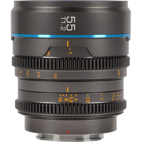 Sirui Nightwalker 55mm T1.2 S35 MF Cine Lens RF-Mount Gun Grey