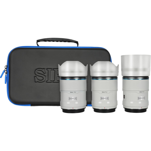 Sirui Sniper 23+33+56mm f/1.2 Apsc Auto-Focus Lens Kit (X Mount White)