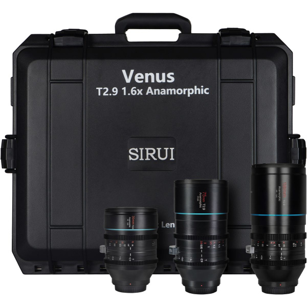 Sirui Venus Three-Lens Kit T2.9 1.6X (35MM+75MM+150MM +hard Case) Z Mount